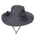 Solar Rechargeable Cooling Fan Hat