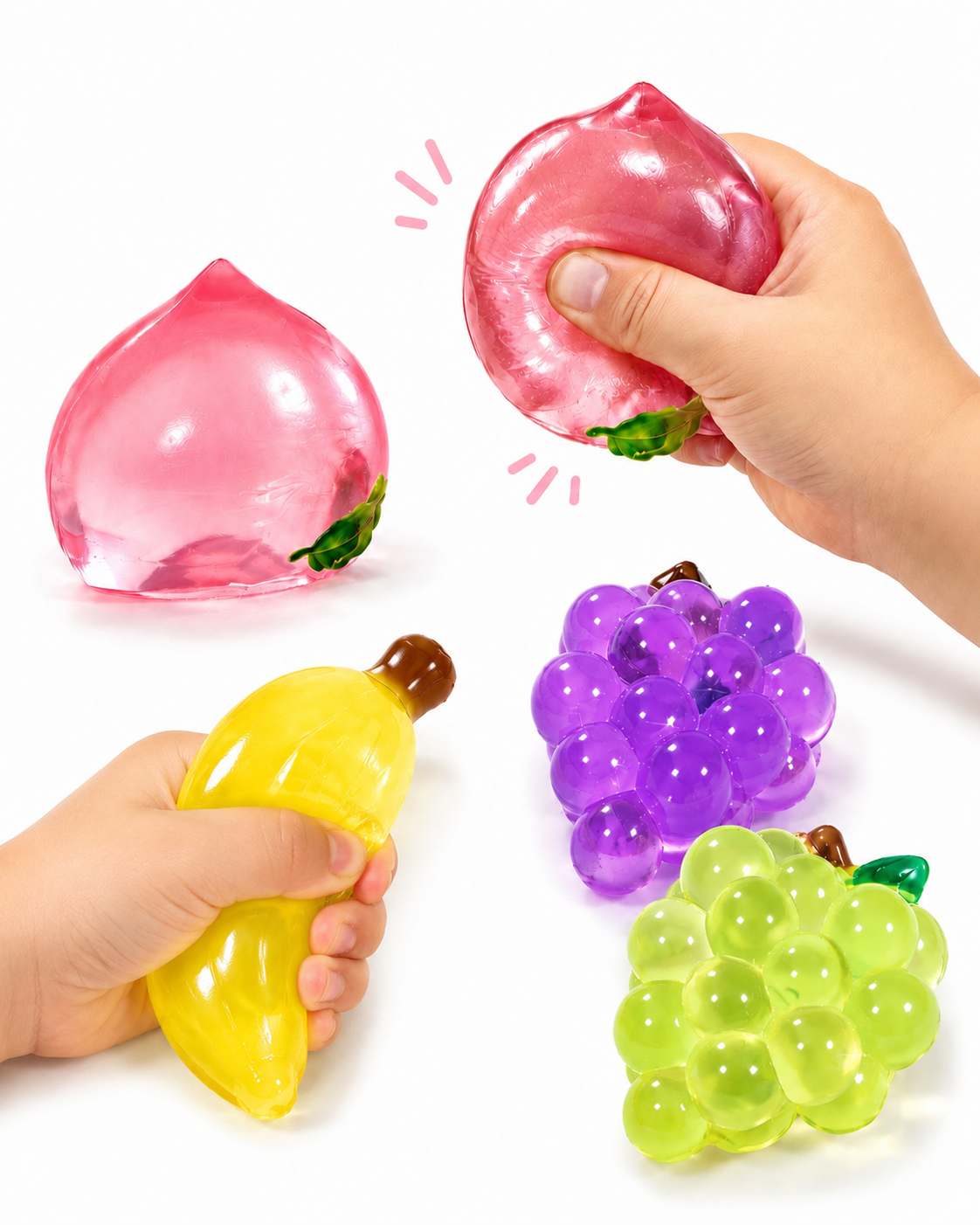 Fruit Squishy 3&4 Pack